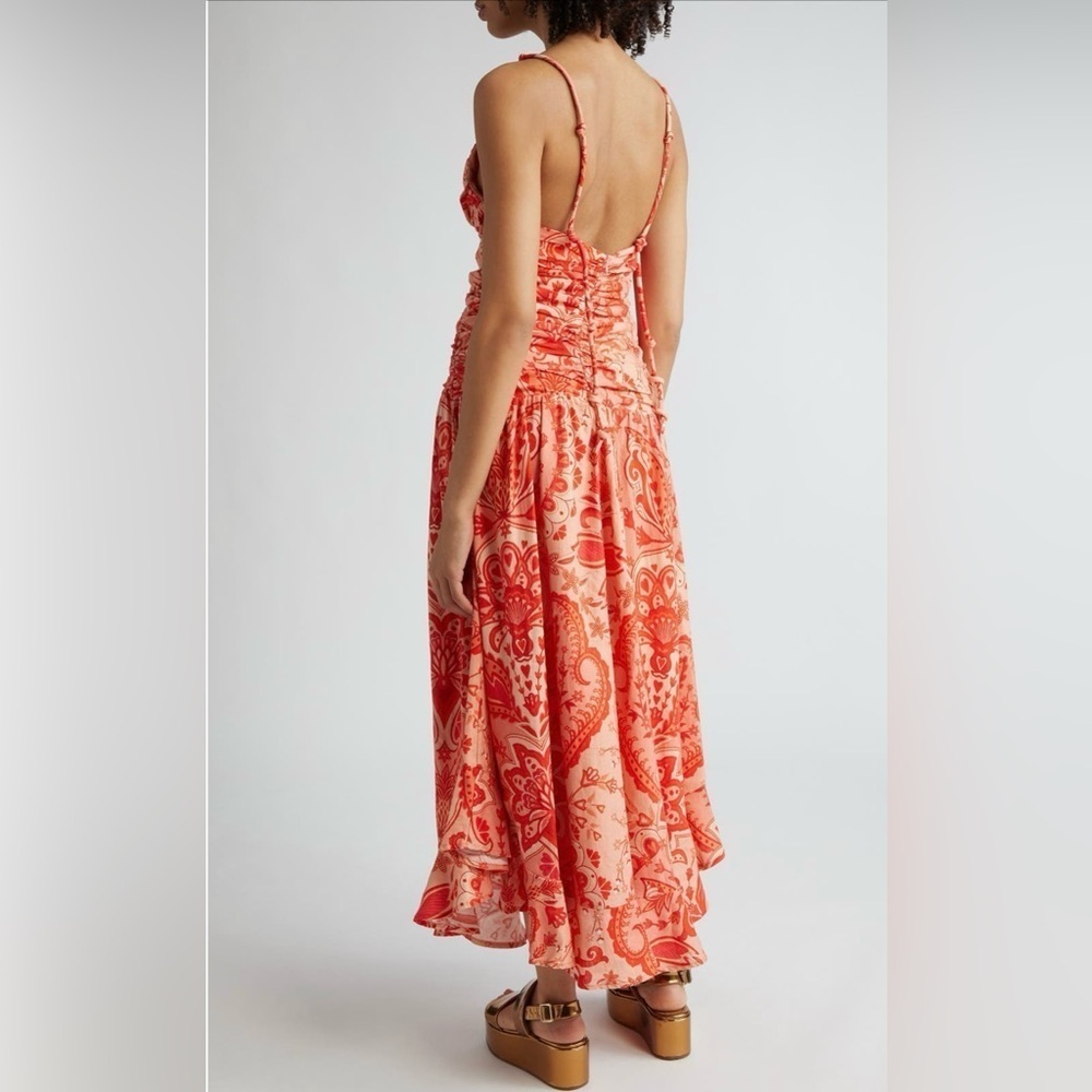 FARM Rio Jaipur Crossover Linen Blend Maxi Sundress - Picture 2 of 11